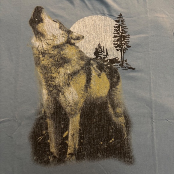 KNOT 4 NOTHING Howling Wolf Moon S/S T-Shirt MEDIUM - Picture 3 of 7